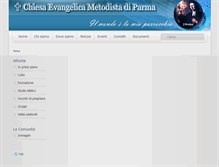 Tablet Screenshot of parma.chiesavaldese.org