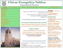 Tablet Screenshot of firenzevaldese.chiesavaldese.org